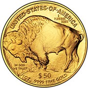 American Buffalo Gold Coin Reverse